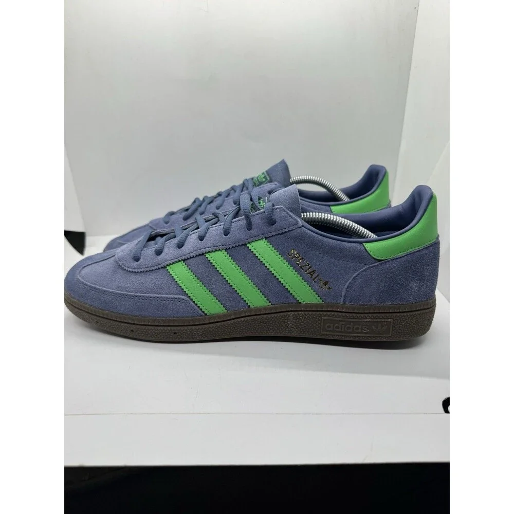 Adidas Handball Spezial Mens 12 Preloved Ink Semi Screaming Green shoes JH5437